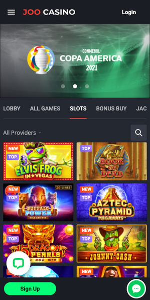 joo casino Gameplay
